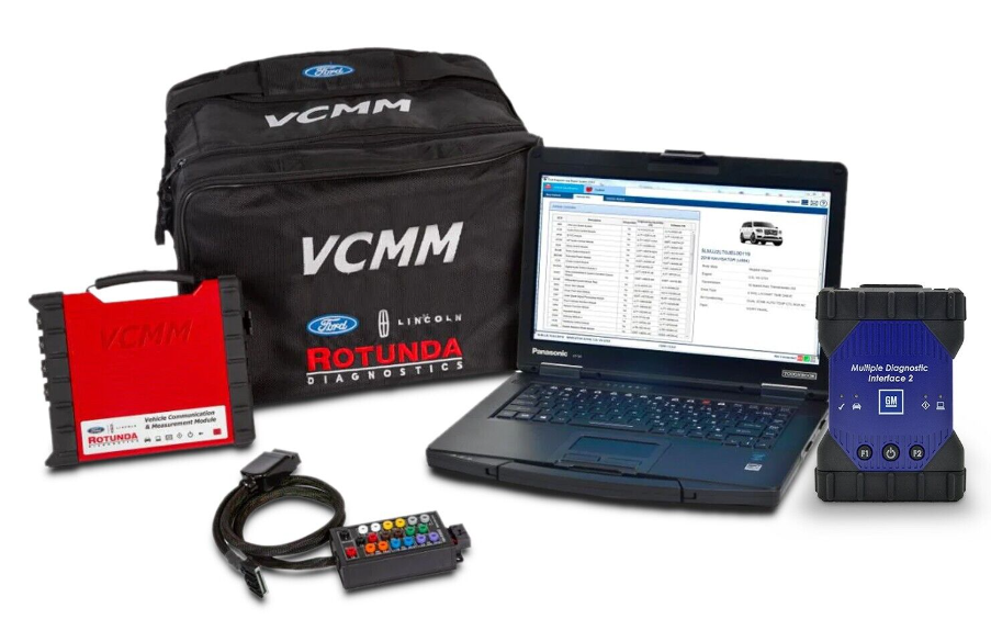 FORD VCMM VCM 3 GM MDI 2 DEALER TOUGHBOOK LAPTOP KIT